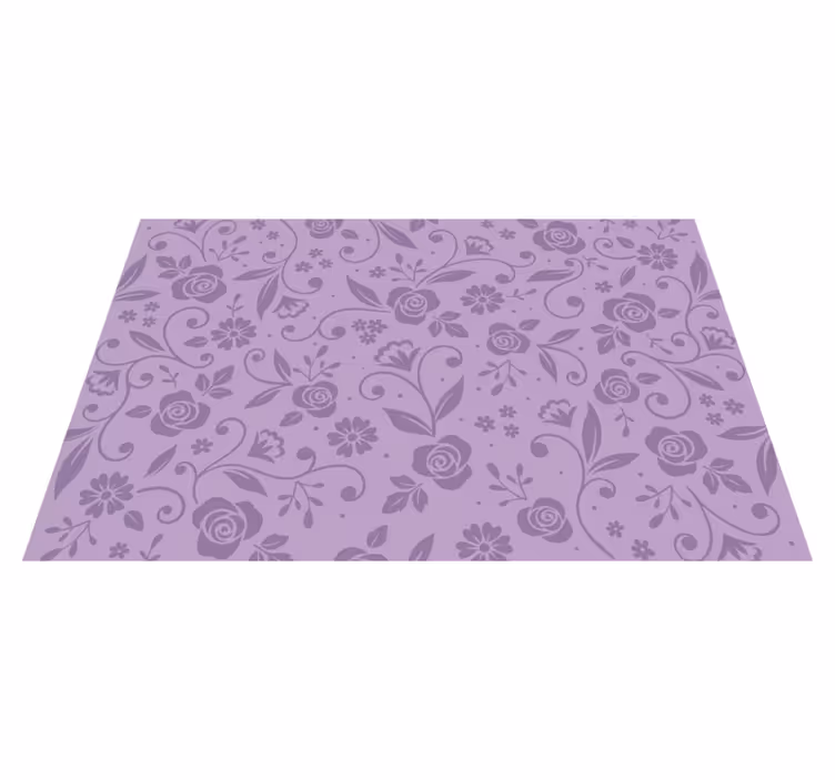 Naproane de textură cu model floral violet - TenStickers