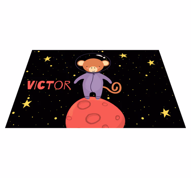 Naproane pentru copii aventură cu astronaut maimuță - TenStickers