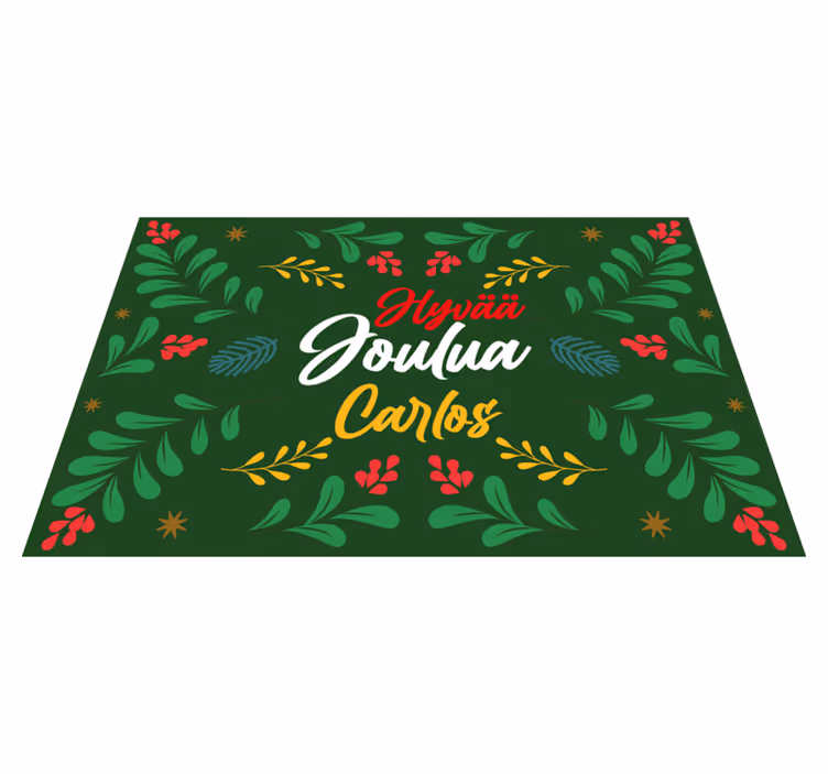 Naproane de crăciun cu model de verdeață festivă - TenStickers