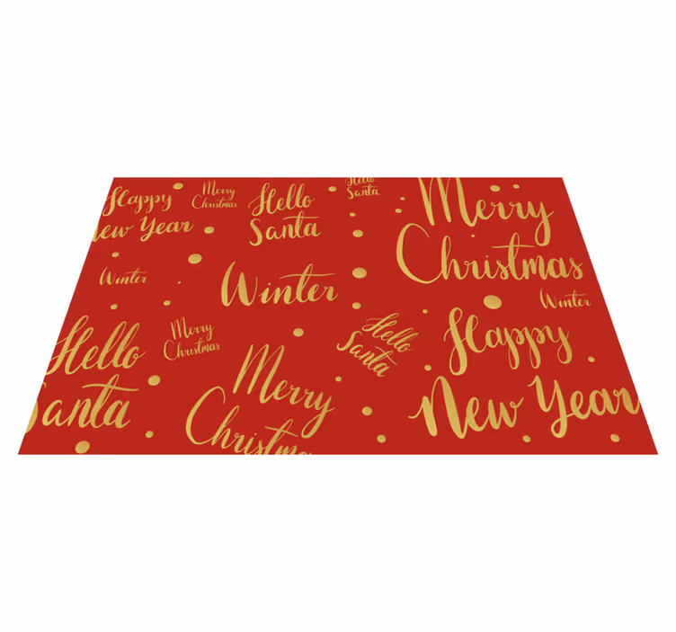 Naproane de crăciun cu modele festive de salut - TenStickers