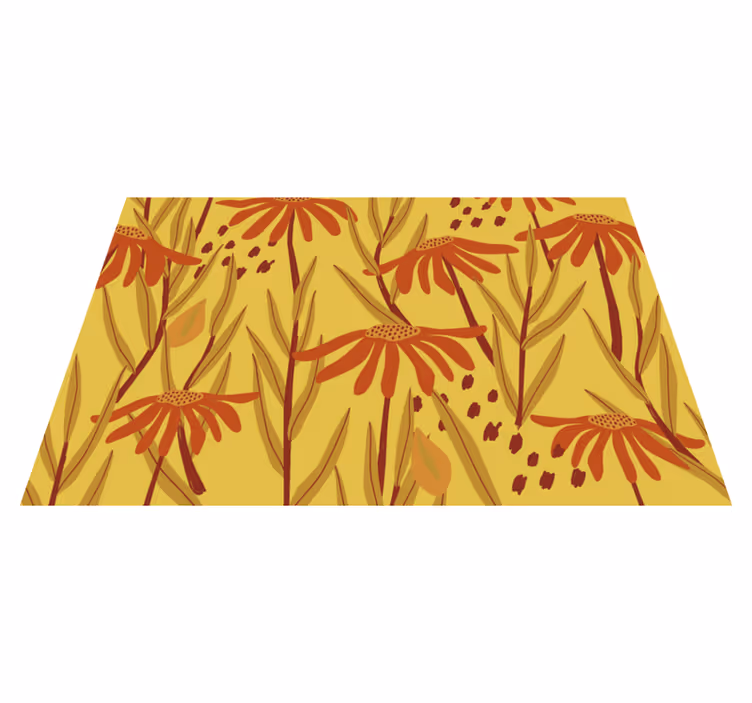 Naproane original model floral galben - TenStickers