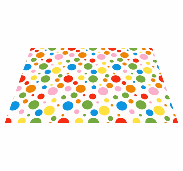 Naproane pentru copii cu buline colorate - TenStickers