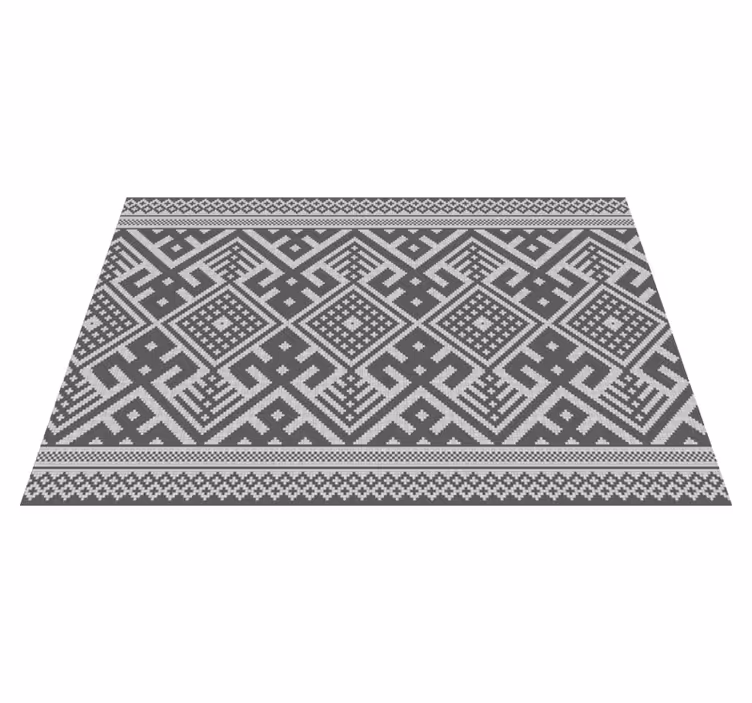Model de tricotat gri covorase elegante - TenStickers