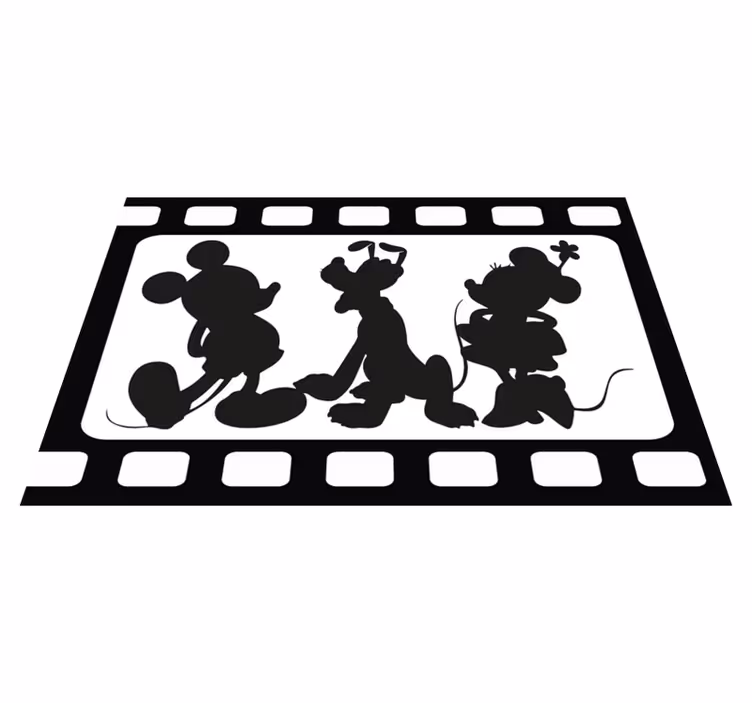 Naproane pentru copii siluete de personaje animate - TenStickers