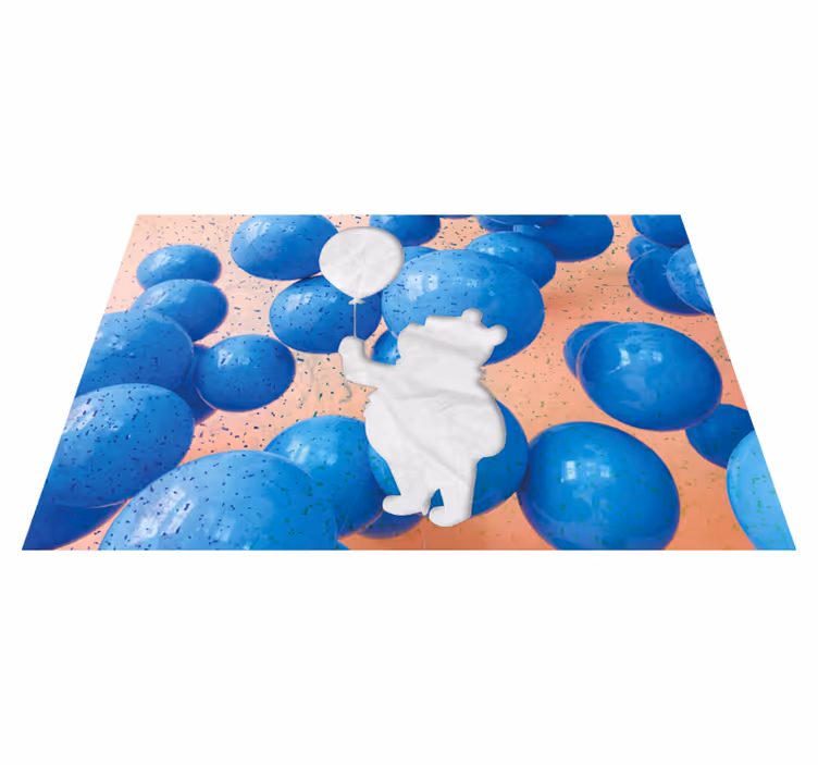 Naproane pentru copii urs cu balon - TenStickers