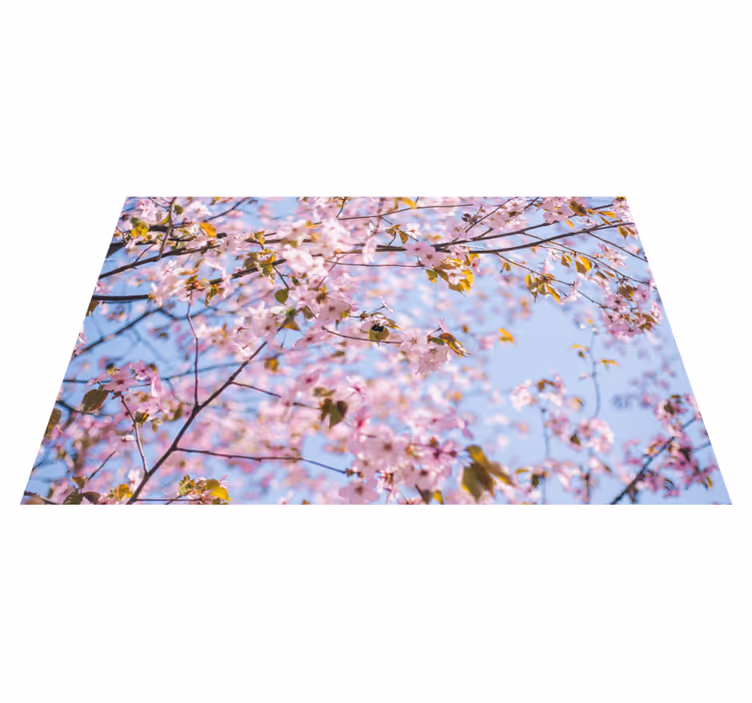 Naproane de textură floare de cireș înflorit - TenStickers