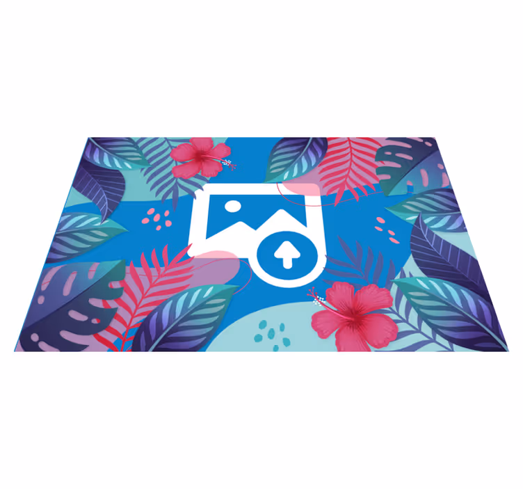 Naproane original frunze tropicale colorate - TenStickers
