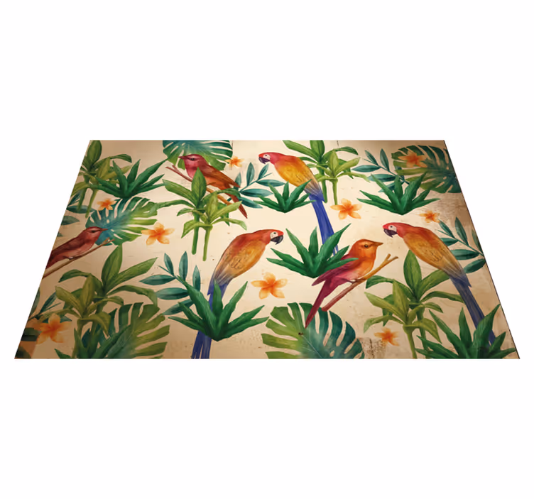 Naproane original model cu papagali tropicali - TenStickers