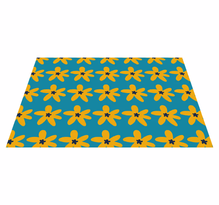 Naproane modern cu model floral vibrant - TenStickers