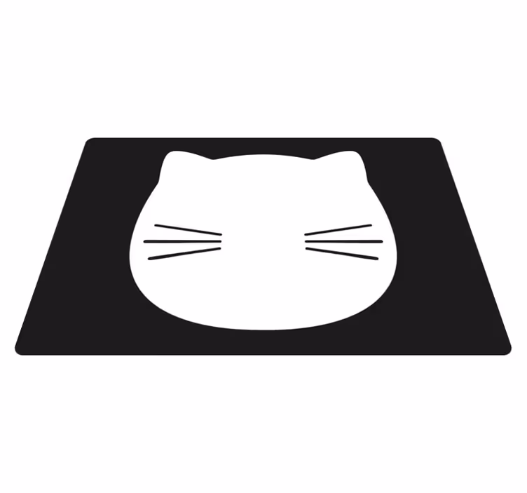 Naproane original formă de față de pisică - TenStickers