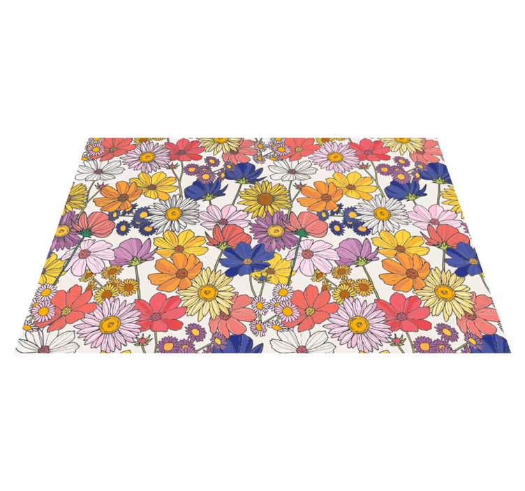 Naproane pentru copii aranjament botanic vibrant - TenStickers
