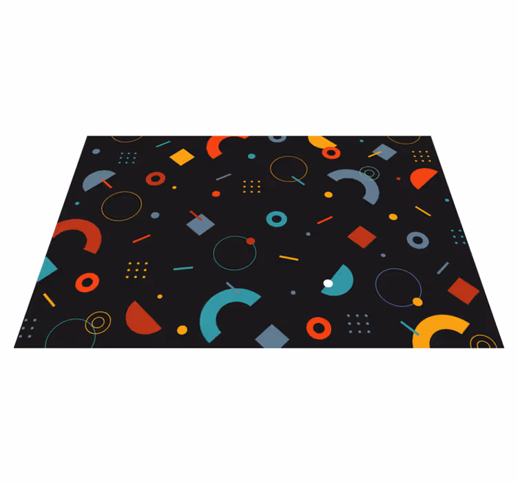 Naproane modern cu model geometric colorat - TenStickers