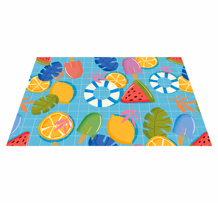 Naproane pentru copii fructe și Înghețată - TenStickers