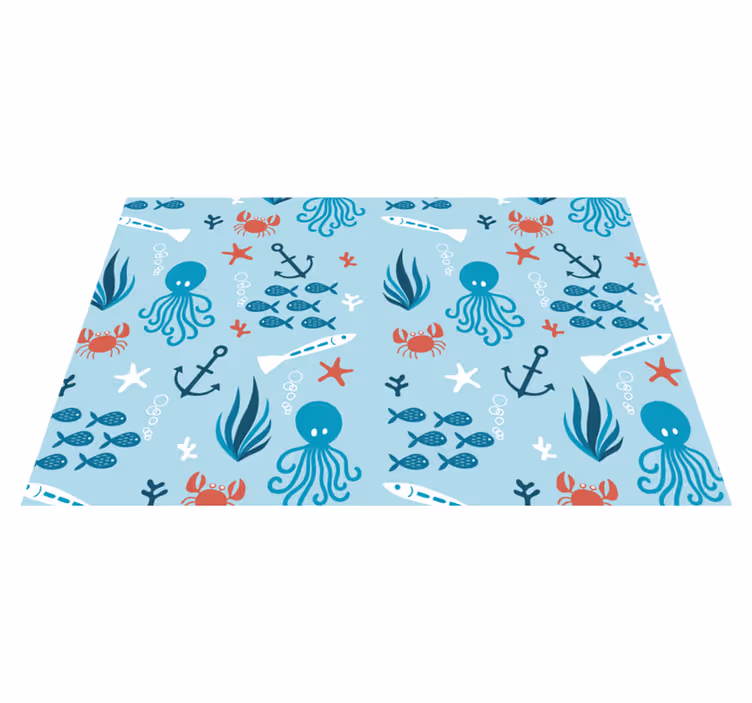 Naproane pentru copii creaturi marine colorate - TenStickers