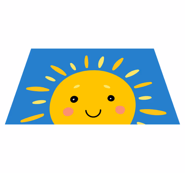 Naproane pentru copii fața soarelui zâmbitor - TenStickers