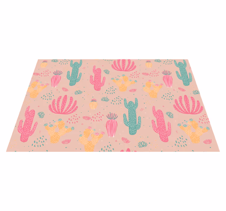 Naproane original cu model vibrant de cactus - TenStickers