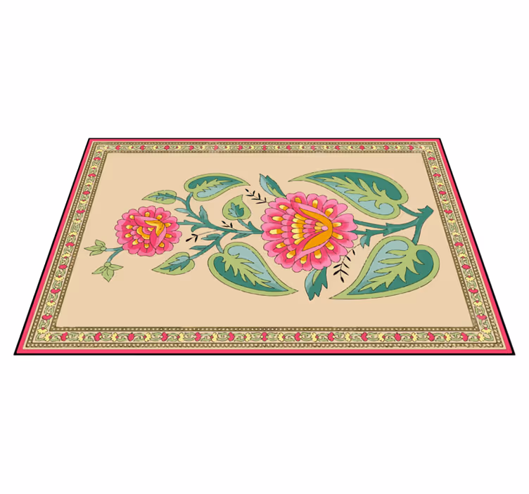 Placemats originale flori mughal indiene - TenStickers
