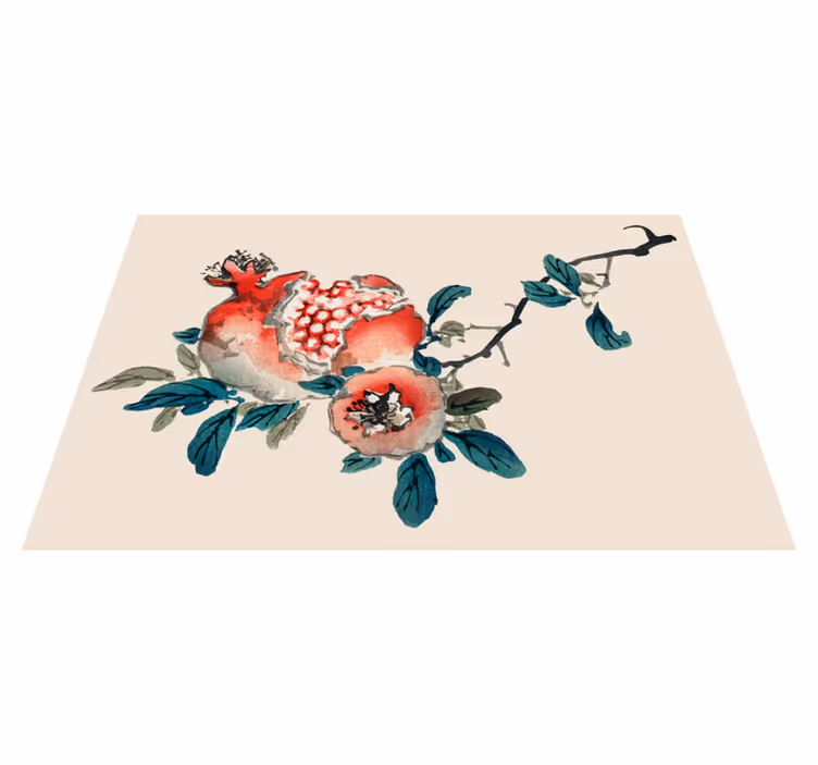 Naproane original design floral rodie - TenStickers