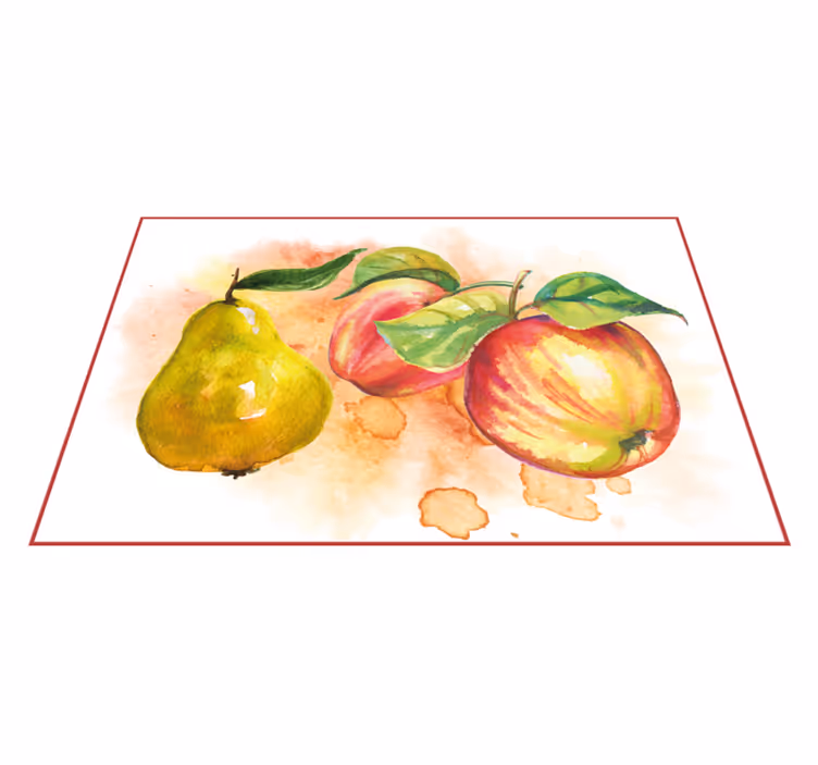 Pere și mere placemats originale - TenStickers