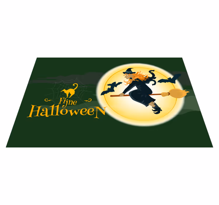 Vrăjitoarele și pisicile pisici de halloween - TenStickers