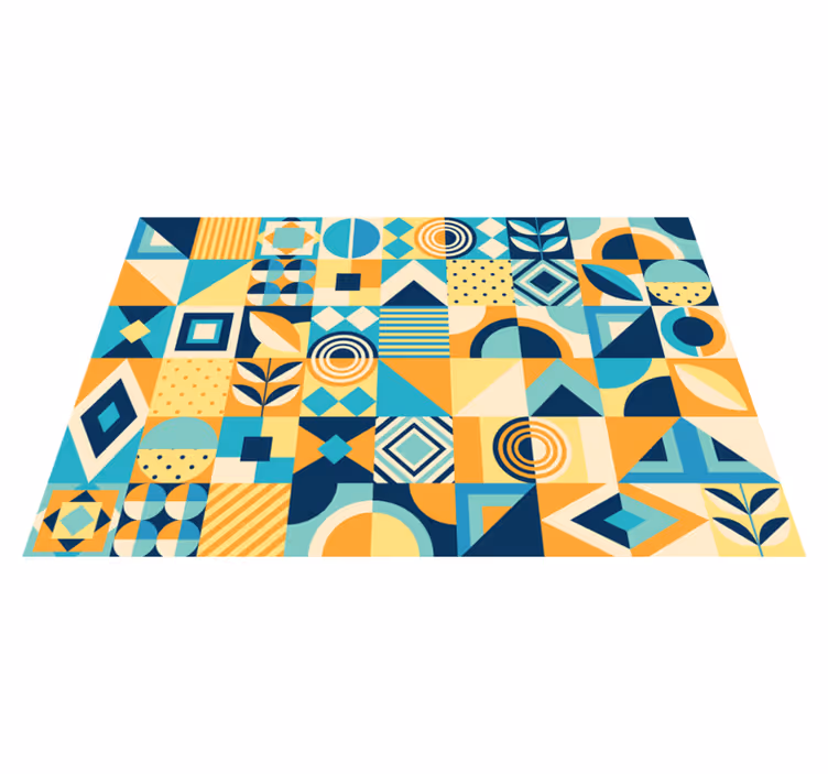 Naproane modern cu joc de modele geometrice - TenStickers