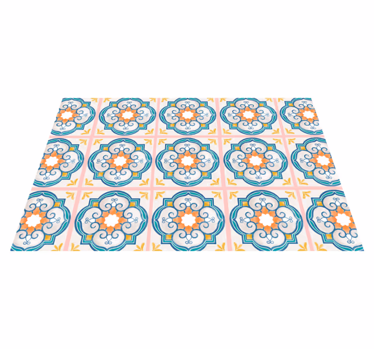Naproane original motiv floral vibrant - TenStickers
