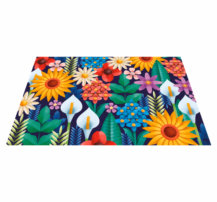 Naproane original aranjament floral vibrant - TenStickers