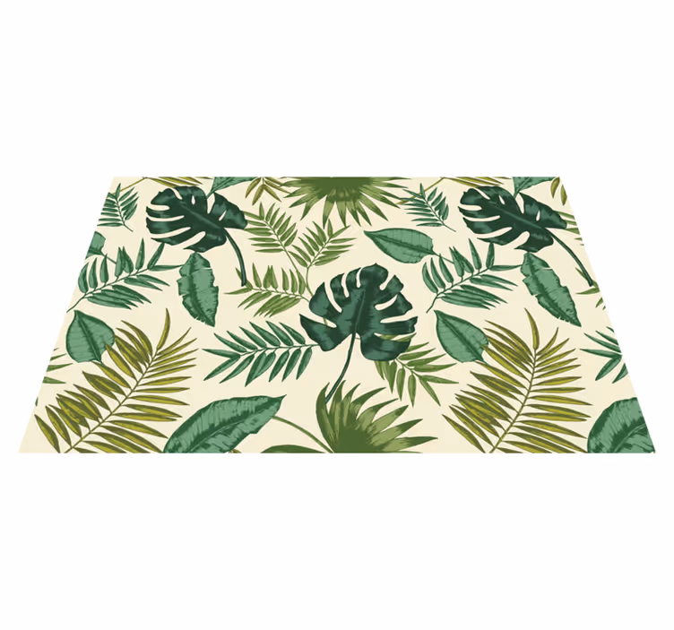 Naproane de textură cu model tropical frunzos - TenStickers