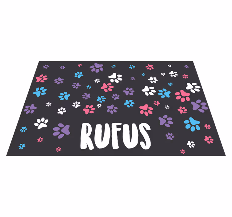 Naproane pentru copii urme colorate de lăbuțe - TenStickers