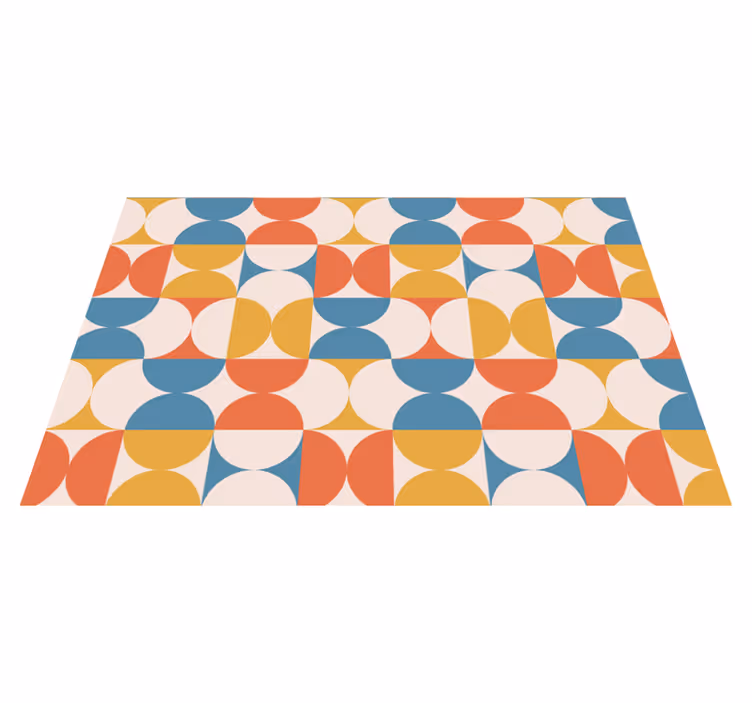 Naproane modern cercuri colorate geometrice - TenStickers