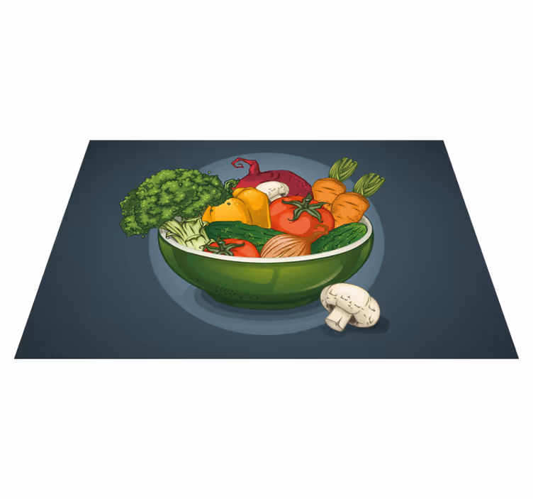 Naproane original bol colorat pentru legume - TenStickers