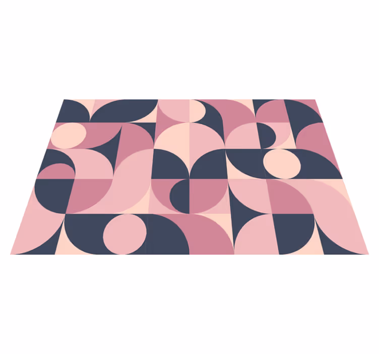 Naproane modern cu modele geometrice curbe - TenStickers