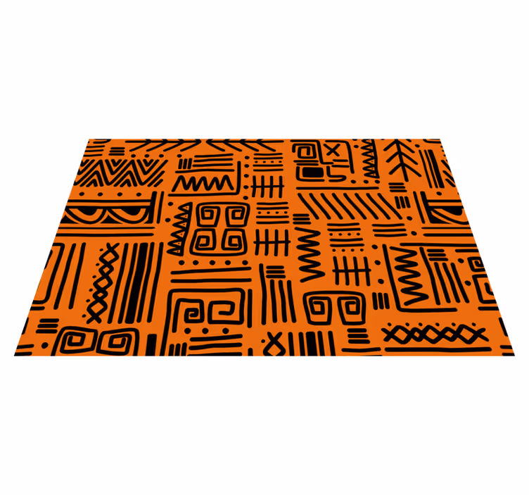 Naproane de textură model abstract negru - TenStickers