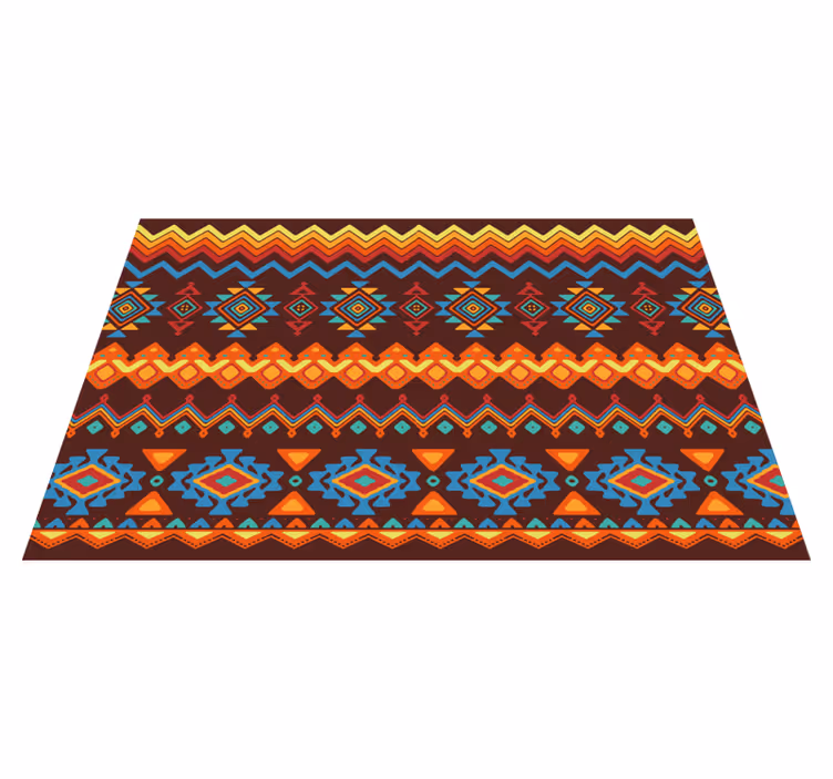 Model de triunghi african cu plasmate texturate - TenStickers