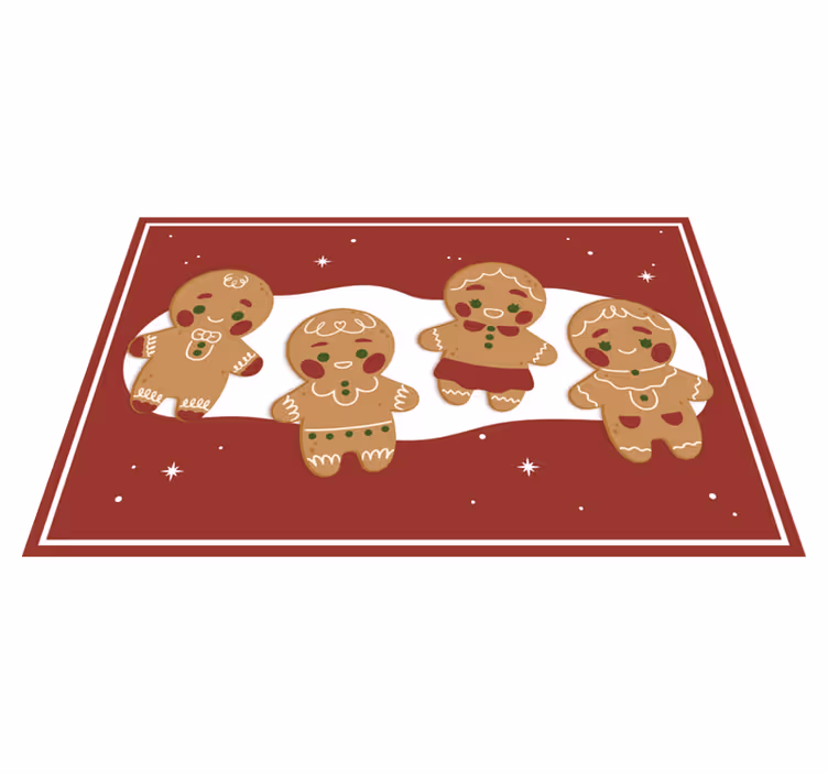Naproane de crăciun personaje din turtă dulce - TenStickers