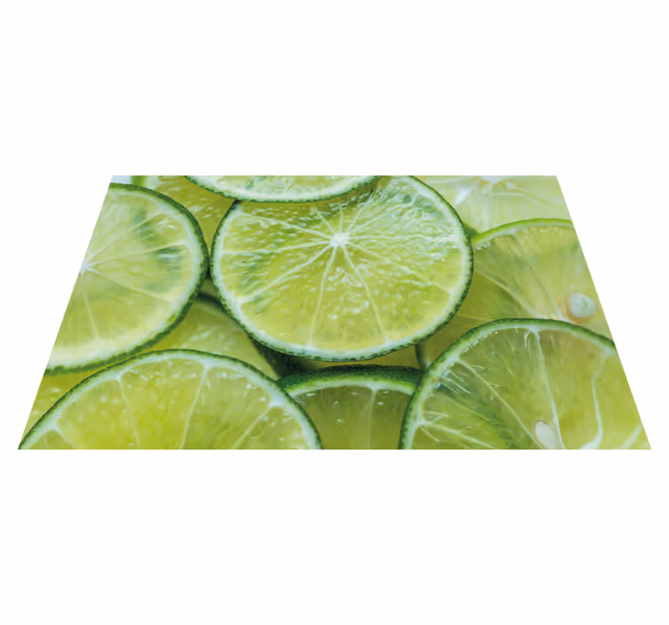 Naproane modern felii suculente de lime - TenStickers