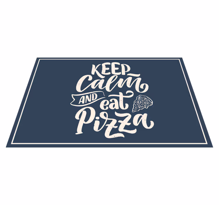 Naproane cu texte citat despre pizza liniștită - TenStickers