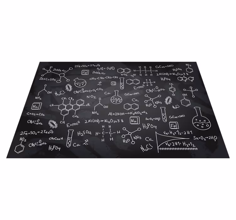 Naproane original print cu ecuații chimice - TenStickers