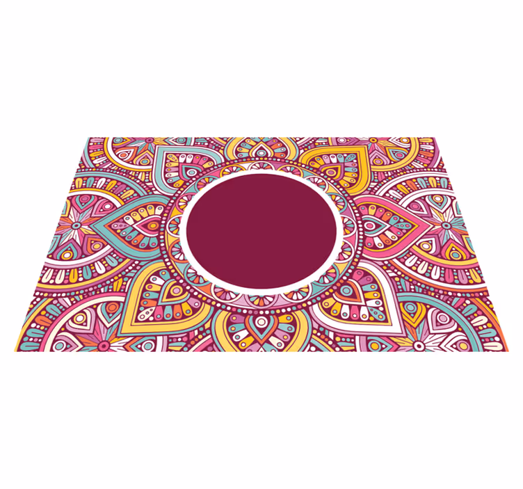 Naproane original cu model mandala colorat - TenStickers