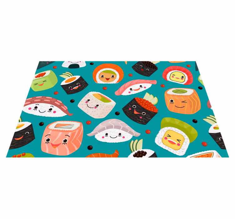 Naproane pentru copii personaje sushi drăguțe - TenStickers