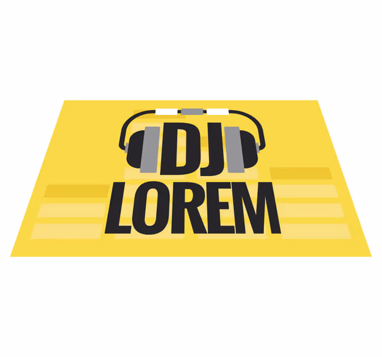 Dj pantone cu huse personalizate pentru nume - TenStickers