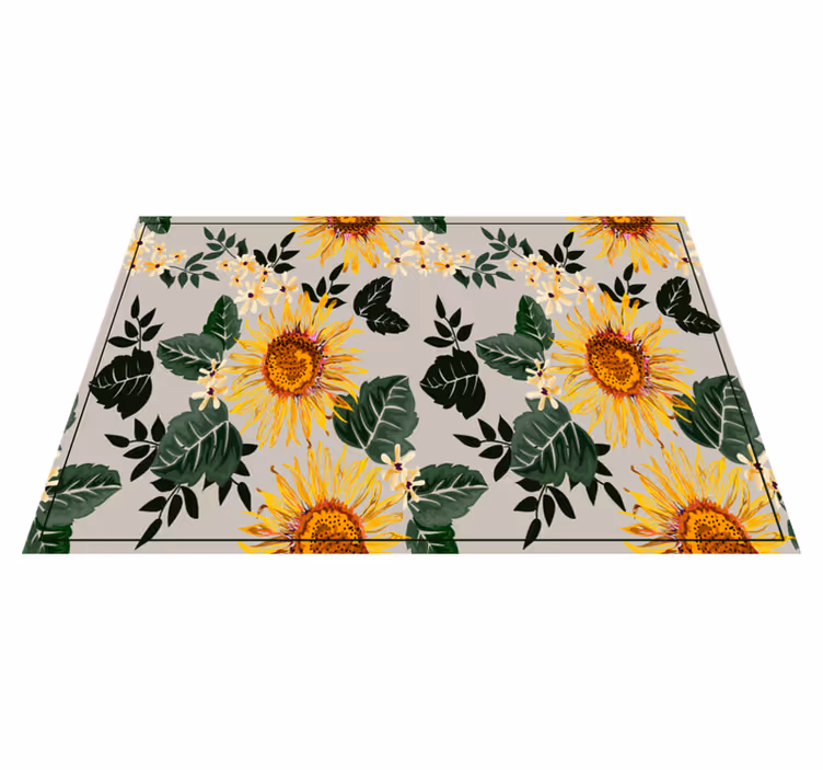Naproane original aranjament floral însorit - TenStickers