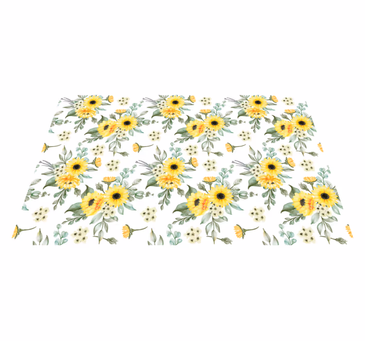 Naproane original cu model floral de floarea-soarelui - TenStickers