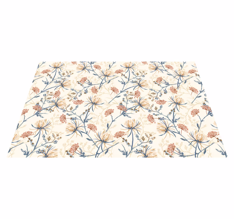 Naproane original cu motiv floral pentru masă - TenStickers