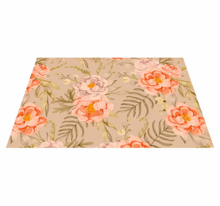 Naproane original aranjament cu model floral - TenStickers