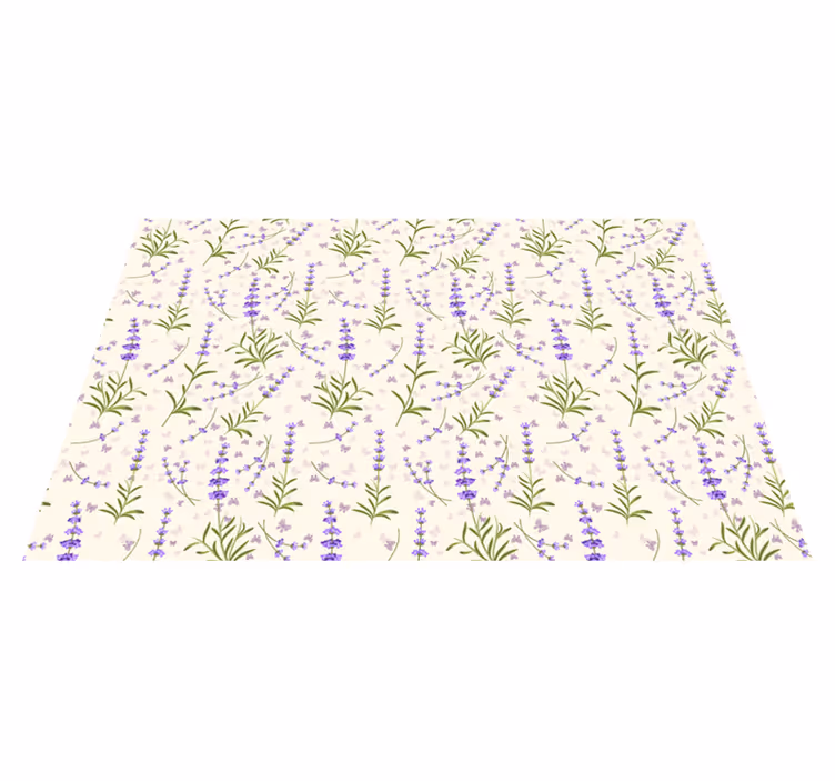Naproane de textură cu model floral lavandă - TenStickers
