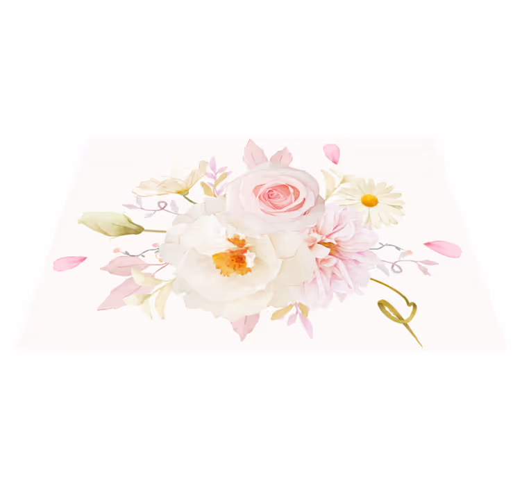 Naproane original aranjament floral încântător - TenStickers