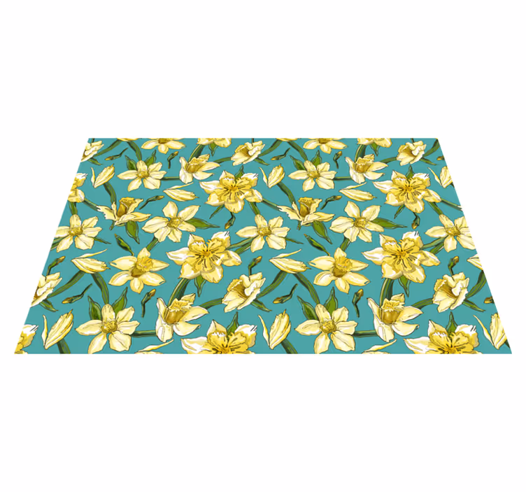 Naproane original cu model floral de narcise - TenStickers