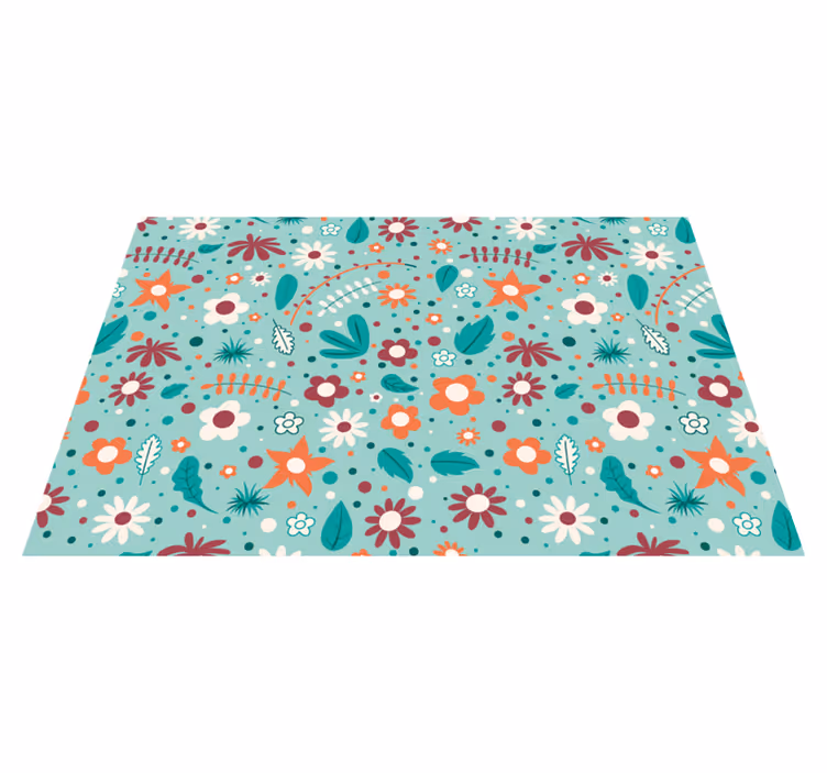 Naproane original cu motiv floral - TenStickers
