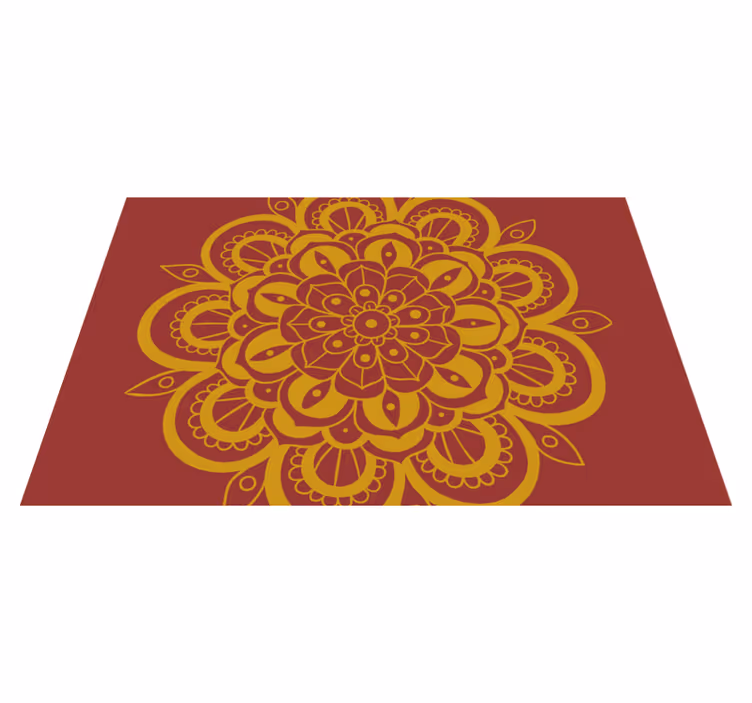 Naproane original cu motiv floral elaborat - TenStickers